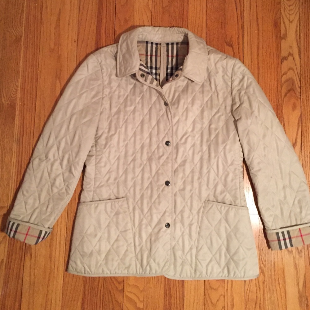 Burberry quilted women's coat